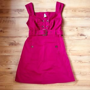 MAEVE Anthropologie Dress | Red | Size 6P | belted